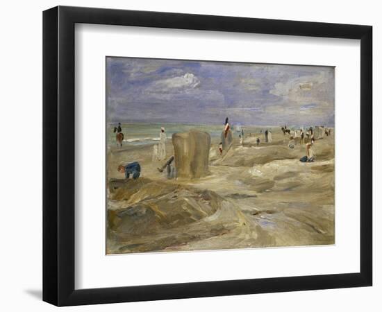 Beach at Noordwijk-Max Liebermann-Framed Giclee Print