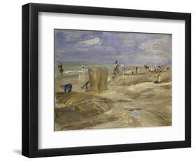 Beach at Noordwijk-Max Liebermann-Framed Giclee Print