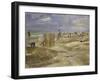 Beach at Noordwijk-Max Liebermann-Framed Premium Giclee Print