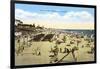 Beach at Oceanside, California-null-Framed Art Print