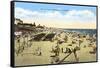 Beach at Oceanside, California-null-Framed Stretched Canvas