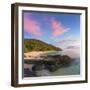 Beach at Octopus Resort at Sunset, Waya Island, Yasawa Islands, Fiji-Ian Trower-Framed Photographic Print