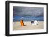 Beach at Ostbad, Norderney, East Frisian Islands, Lower Saxony, Germany-null-Framed Art Print