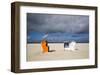 Beach at Ostbad, Norderney, East Frisian Islands, Lower Saxony, Germany-null-Framed Art Print