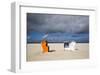 Beach at Ostbad, Norderney, East Frisian Islands, Lower Saxony, Germany-null-Framed Art Print