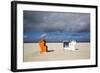 Beach at Ostbad, Norderney, East Frisian Islands, Lower Saxony, Germany-null-Framed Art Print