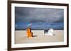 Beach at Ostbad, Norderney, East Frisian Islands, Lower Saxony, Germany-null-Framed Art Print