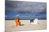 Beach at Ostbad, Norderney, East Frisian Islands, Lower Saxony, Germany-null-Mounted Art Print