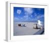 Beach at Ostbad, Norderney, East Frisian Islands, Lower Saxony, Germany-null-Framed Art Print