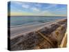 Beach at Pensacola Early in the Morning-Paul Briden-Stretched Canvas