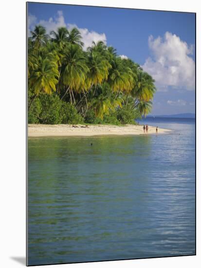 Beach at Pigeon Point on the Southwest Coast of the Island, Tobago, Caribbean, West Indies-Louise Murray-Mounted Photographic Print