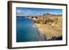 Beach at Playa Papagayo near Playa Blanca, Lanzarote, Canary Islands, Spain-null-Framed Art Print