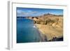 Beach at Playa Papagayo near Playa Blanca, Lanzarote, Canary Islands, Spain-null-Framed Art Print