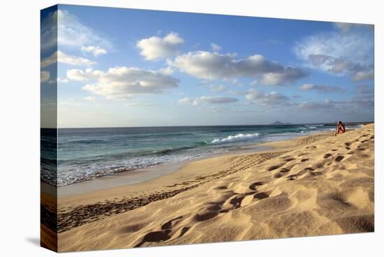 Beach at Ponta do Sino near Santa Maria, Island of Sal, Cape Verde-null-Stretched Canvas