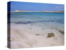 Beach at Pori Bay, Eastern End of the Island of Koufounissia, Lesser Cyclades, Greece-Richard Ashworth-Stretched Canvas