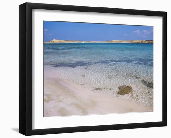 Beach at Pori Bay, Eastern End of the Island of Koufounissia, Lesser Cyclades, Greece-Richard Ashworth-Framed Photographic Print