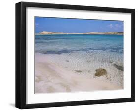 Beach at Pori Bay, Eastern End of the Island of Koufounissia, Lesser Cyclades, Greece-Richard Ashworth-Framed Photographic Print