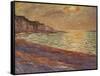 Beach at Pourville, Sunset, 1882-Claude Monet-Framed Stretched Canvas