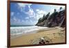 Beach At Punta Tuna, Puerto Rico-George Oze-Framed Photographic Print