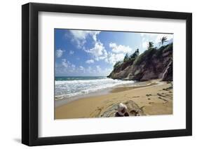 Beach At Punta Tuna, Puerto Rico-George Oze-Framed Photographic Print