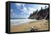 Beach At Punta Tuna, Puerto Rico-George Oze-Framed Stretched Canvas