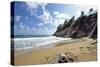 Beach At Punta Tuna, Puerto Rico-George Oze-Stretched Canvas