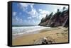 Beach At Punta Tuna, Puerto Rico-George Oze-Framed Stretched Canvas