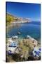 Beach at Rhodes Island, Dodecanese, Greek Islands, Greece, Europe-Sakis Papadopoulos-Stretched Canvas