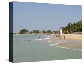 Beach at Saly, Senegal, West Africa, Africa-Robert Harding-Stretched Canvas