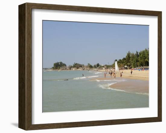 Beach at Saly, Senegal, West Africa, Africa-Robert Harding-Framed Photographic Print