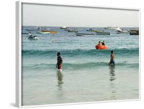 Beach at Santa Maria, Sal (Salt), Cape Verde Islands, Atlantic Ocean, Africa-Robert Harding-Framed Photographic Print