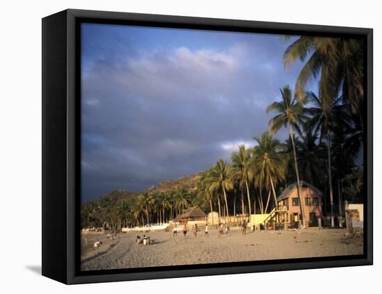 Beach at Sayulita, Near Puerto Vallarta, Mexico, North America-James Gritz-Framed Stretched Canvas