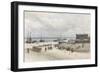 Beach at Scheveningen-Johannes Bosboom-Framed Art Print