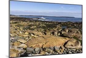 Beach at Seawall, Mount Desert Island, near Arcadia National Park, Maine, New England, USA-Jean Brooks-Mounted Photographic Print