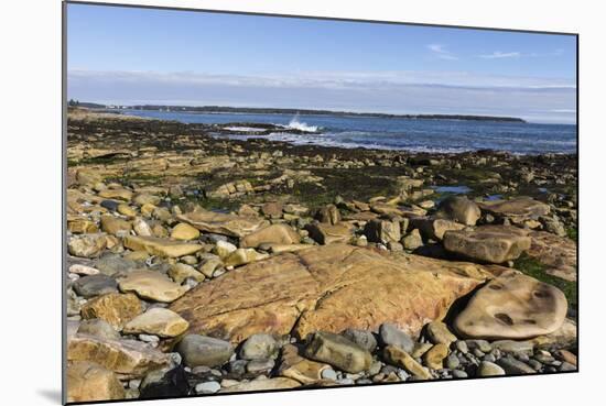 Beach at Seawall, Mount Desert Island, near Arcadia National Park, Maine, New England, USA-Jean Brooks-Mounted Photographic Print