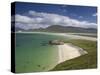 Beach at Seilebost, Looking Towards Luskentyre, Isle of Harris, Outer Hebrides, Scotland, UK-Lee Frost-Stretched Canvas