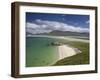 Beach at Seilebost, Looking Towards Luskentyre, Isle of Harris, Outer Hebrides, Scotland, UK-Lee Frost-Framed Photographic Print