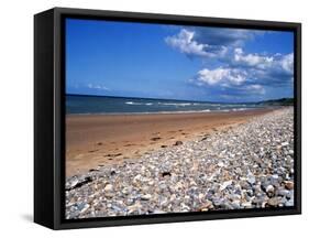Beach at St. Laurent Sur Mer, AKA Omaha, One of the Five D Day Landing Beaches, Normandy Sep 1999-null-Framed Stretched Canvas