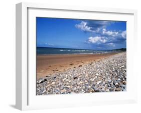 Beach at St. Laurent Sur Mer, AKA Omaha, One of the Five D Day Landing Beaches, Normandy Sep 1999-null-Framed Premium Photographic Print