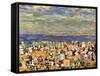 Beach at St. Malo, C. 1907-Maurice Brazil Prendergast-Framed Stretched Canvas