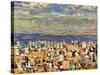 Beach at St. Malo, C. 1907-Maurice Brazil Prendergast-Stretched Canvas