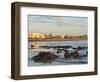 Beach at sunrise, Cabo Polonio, Rocha Department, Uruguay, South America-Karol Kozlowski-Framed Photographic Print