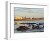 Beach at sunrise, Cabo Polonio, Rocha Department, Uruguay, South America-Karol Kozlowski-Framed Photographic Print