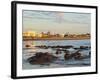 Beach at sunrise, Cabo Polonio, Rocha Department, Uruguay, South America-Karol Kozlowski-Framed Photographic Print