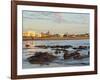 Beach at sunrise, Cabo Polonio, Rocha Department, Uruguay, South America-Karol Kozlowski-Framed Photographic Print