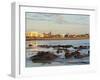 Beach at sunrise, Cabo Polonio, Rocha Department, Uruguay, South America-Karol Kozlowski-Framed Photographic Print