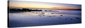 Beach at Sunrise, Jeanneret Beach, Bay of Fires National Park, Tasmania, Australia-null-Stretched Canvas