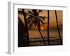 Beach at Sunset, Barbados, West Indies, Caribbean, Central America-Harding Robert-Framed Photographic Print