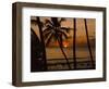 Beach at Sunset, Barbados, West Indies, Caribbean, Central America-Harding Robert-Framed Photographic Print