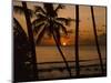 Beach at Sunset, Barbados, West Indies, Caribbean, Central America-Harding Robert-Mounted Photographic Print